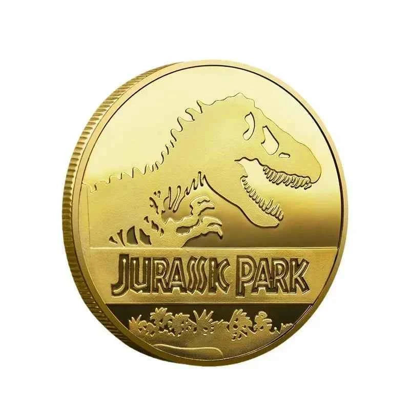 Souvenir Coin REPLICA Commemorative Coins Medallion Badges Coins Jurassic Park Dinosaurs Coins