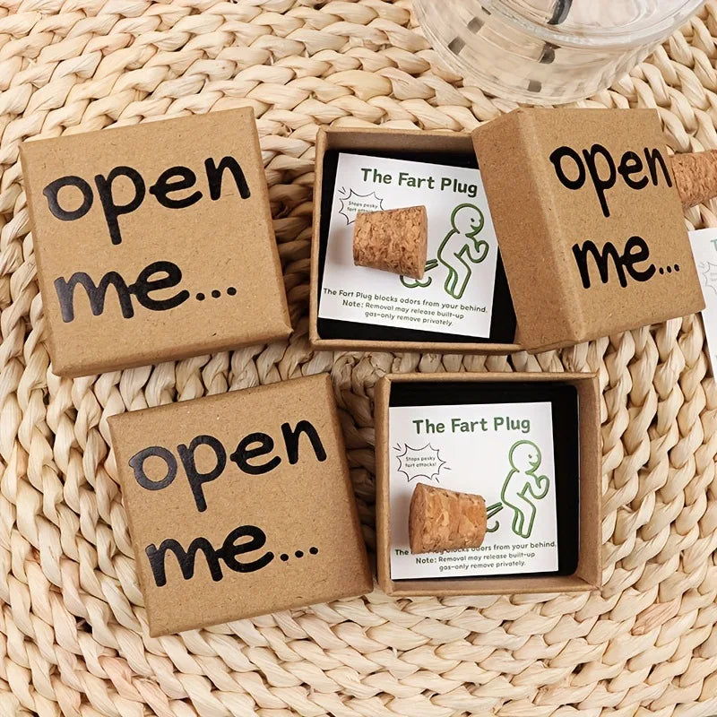 Funny Prank Gift Box with Joke Card & Cartoon Character - "Open Me" Surprise Present, Gift for Birthday, Christmas, Party - Big Tim's Magic Emporium