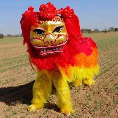 lion dance props complete set of lion dance adult full set of double single