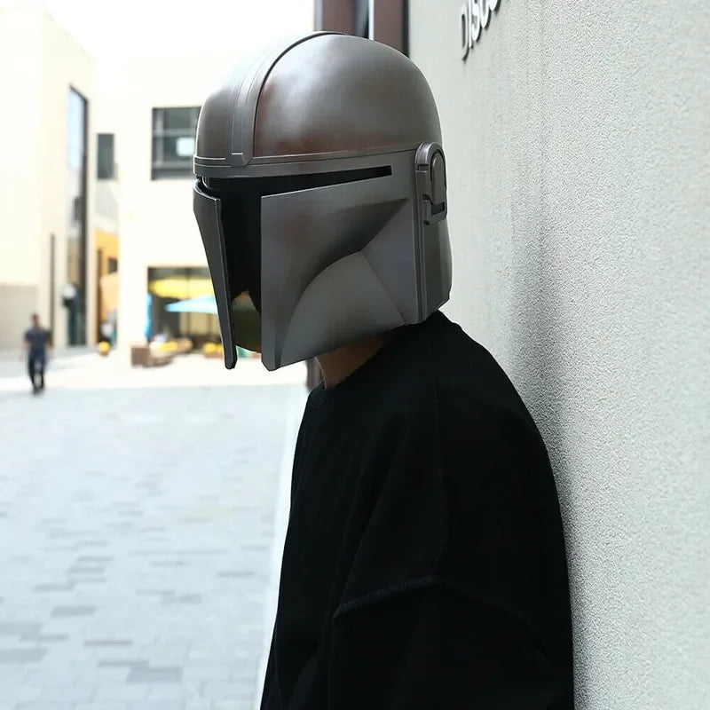 Movie Boba Fett Cosplay Mask Helmets PVC Masks Props Halloween Mask for Face with Eye Shield Anime Robot Full Masks Boba Fett - Big Tim's Magic Emporium
