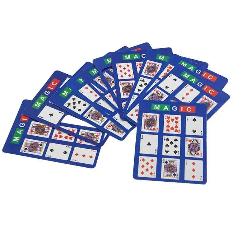 Induction Cards (Blue) Close up Magic Tricks Illusions Gimmick Mentalism Magic Props Mind Reding Chosen Card Prediction Magician