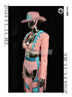 The Stardust Rhinestone Rodeo – Pink Western Performance Suit