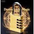 Induction Coded Mentalism Dream Lock Small Magic Trick Chosen Numbers Padlock Illusions Close Up Magic Magician Props Gimmicks
