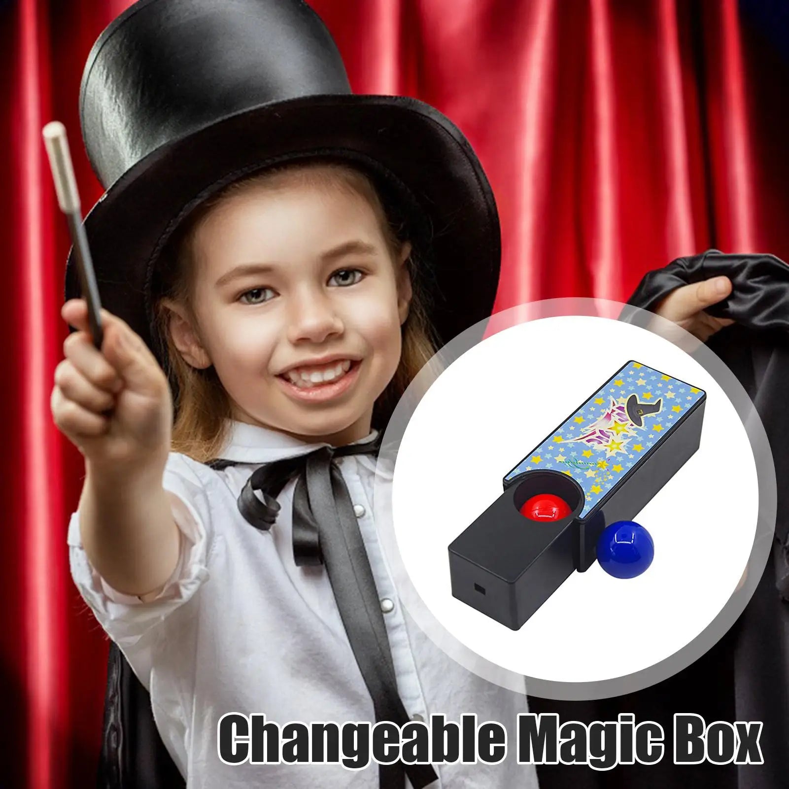 Changeable Magic Box Puzzle Interaction Close-Up Magic Props Tricks Classic Funny Gadgets Kids Toys - Big Tim's Magic Emporium