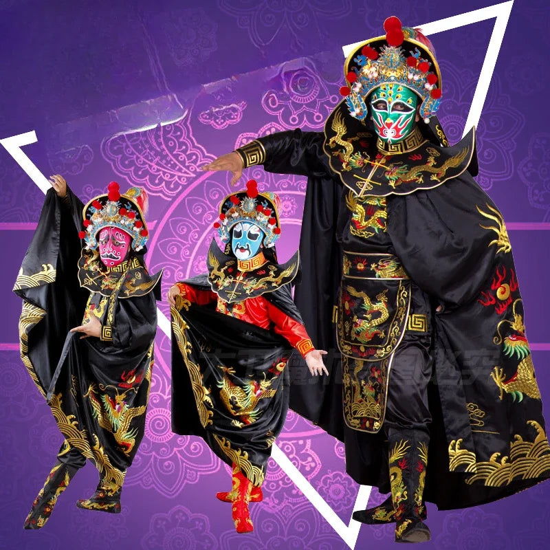 Authentic Sichuan Opera face-changing costumes face props clothes teaching Sichuan face-changing 13 masks