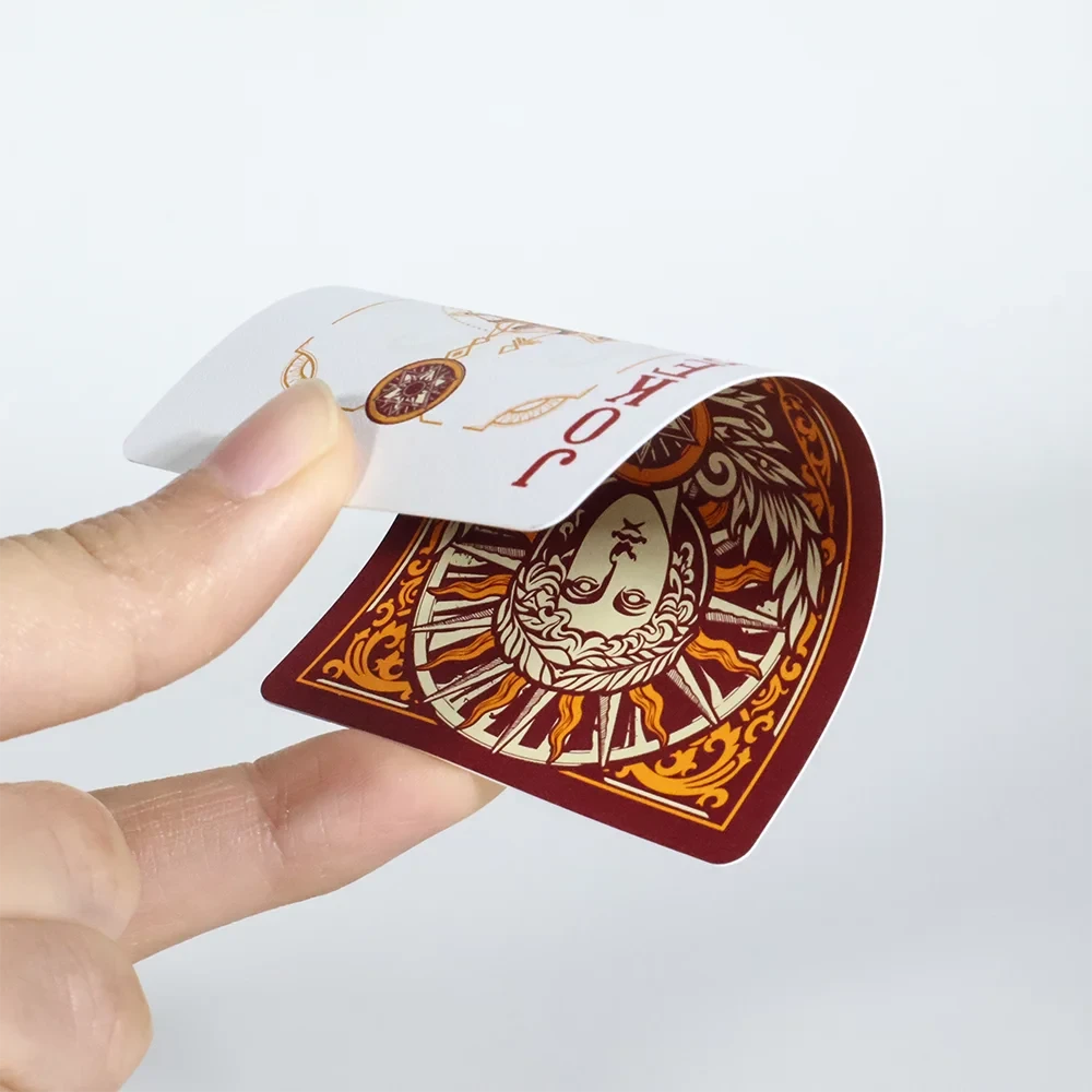 Creative Collection Playing Cards Vintage Classic Poker PVC Waterproof Deck of Cards  for Parties, Gatherings and Collections