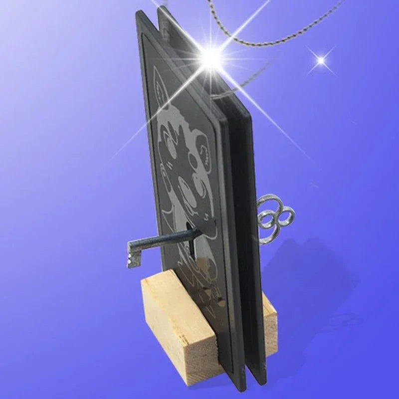 Magical Chain Magic Tricks Penetrate Magia Magician Close Up Illusion Gimmick Props Mentalism Impossible Chain Through Solid Key - Big Tim's Magic Emporium