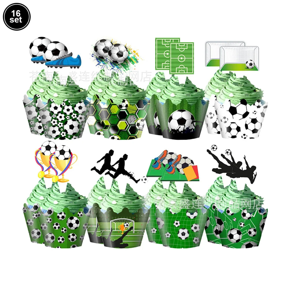 Soccer Party Decoration Balloons Soccer Balls Football Sneakers Trophy Foil Balloons for Birthday Sports Theme Party Supplies