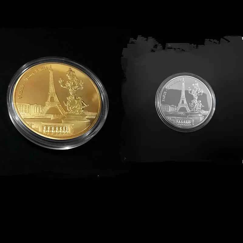 Paris Eiffel Tower Coin Collection Travel Collection Commemorative Coins Commemorative Coins Non-currency