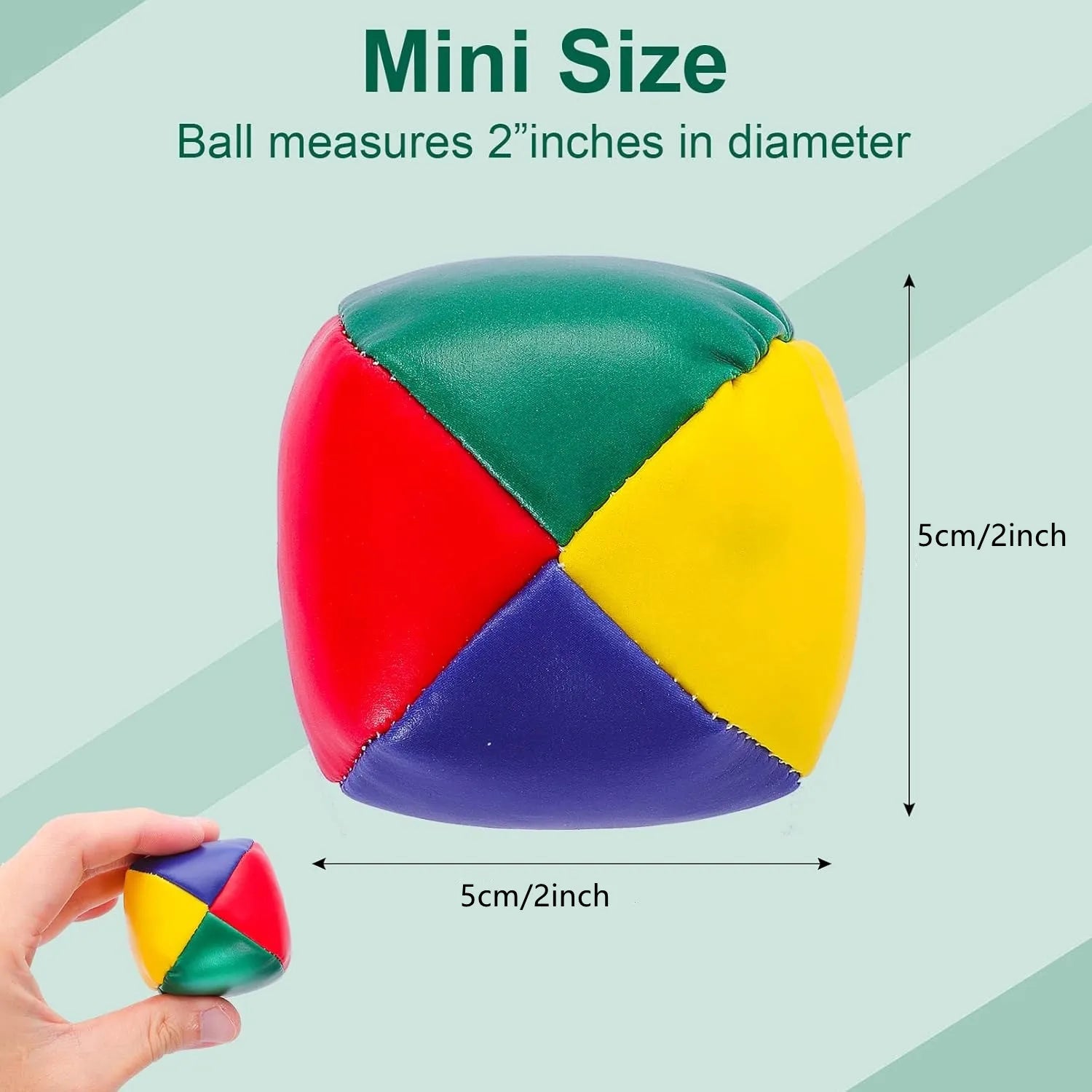 6 PCS Juggling Balls for Beginners Soft Juggle Ball Kit Easy-to-Handle Mini Juggling Balls Perfect for Fun and Stress Relief