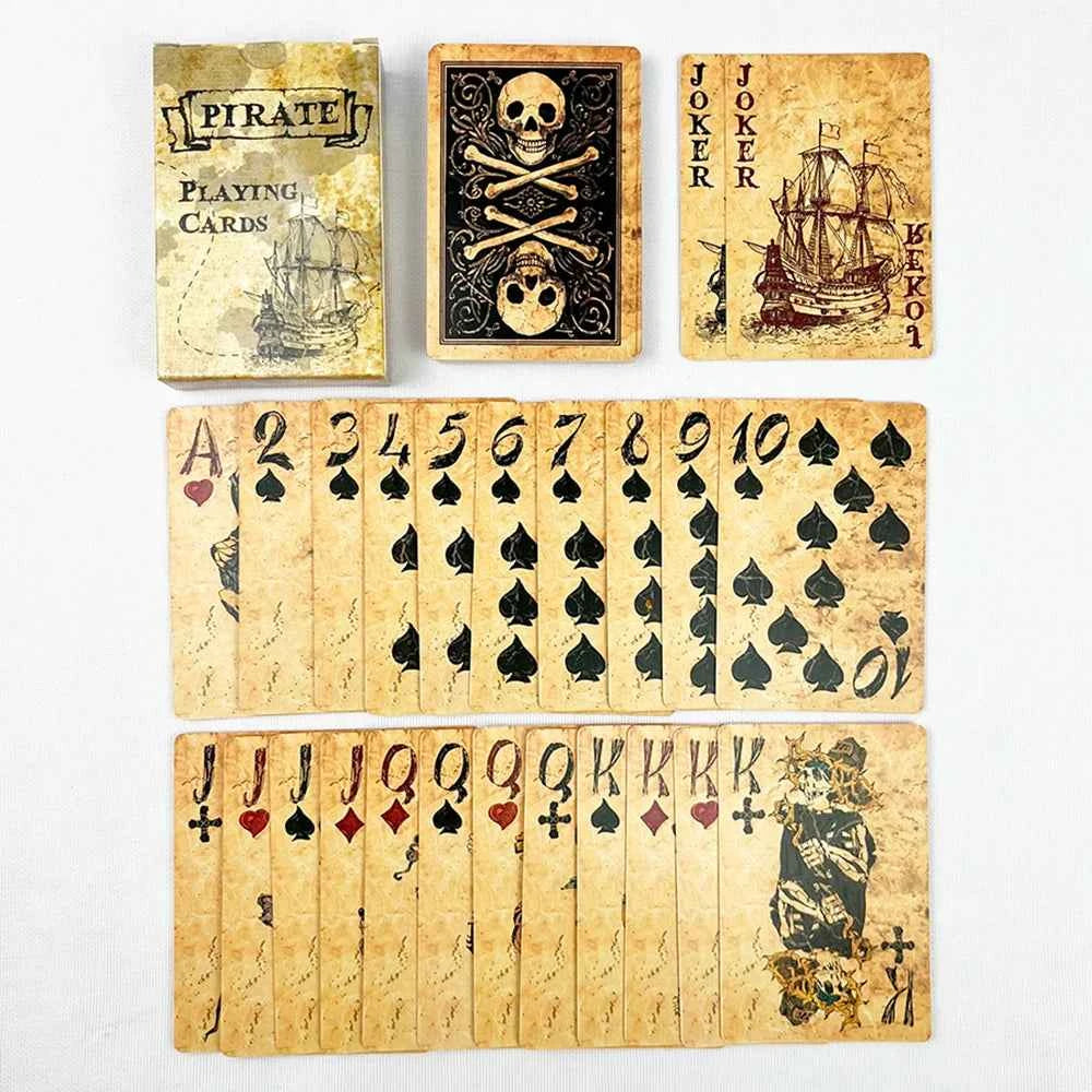 Vintage Pirate Ship Playing Cards Deck Of Cards ,Poker Cards for Party Games  Retro Poker Board Game Poker Magic Shows