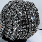 Super Shiny Rhinestone Full Face Headwear Mask