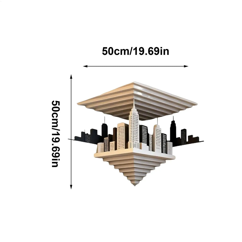 3D Optical Illusion Wall Sticker Corner Wall Art Decor Removable Optical Illusion Sticker for Indoor Living Room Bedroom Study