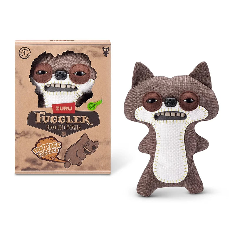 NEW Fuggler Ugly Monsters Fart Face Soft Plush Toys Butt Funny Tooth Monster Pets Dolls Stuffed Animal Toy Kids Gift Collectible