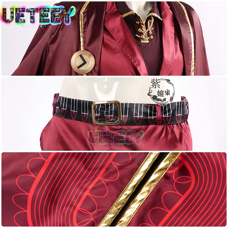 UETEEY COS Lei Heng Cosplay Costume Game Limbus Company Cosplay Clothing Halloween Carnival Uniforms Fancy Suit Custom Made - Big Tim's Magic Emporium