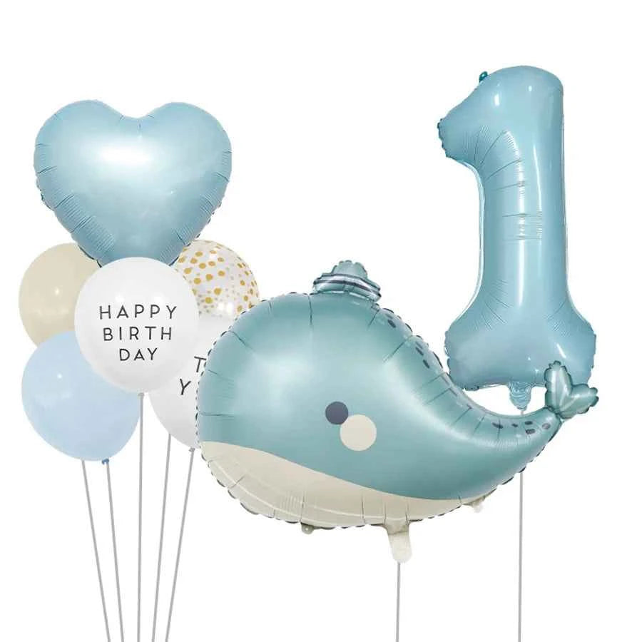 Baby Shower Decorations Number Balloons Birthday Party Decorations Kids Aluminium Foil Ballon Wedding Party Supplies Globals
