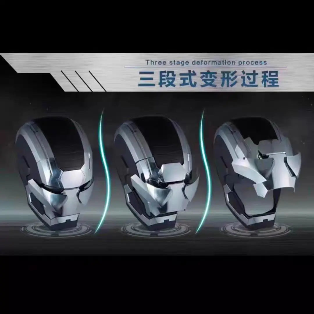 Iron Man War Machine 1:1 Cos Mask Wearable Helmet Remote Voice Control Automatic Helmet Mask Halloween Cosplay Props Adult Gift - Big Tim's Magic Emporium
