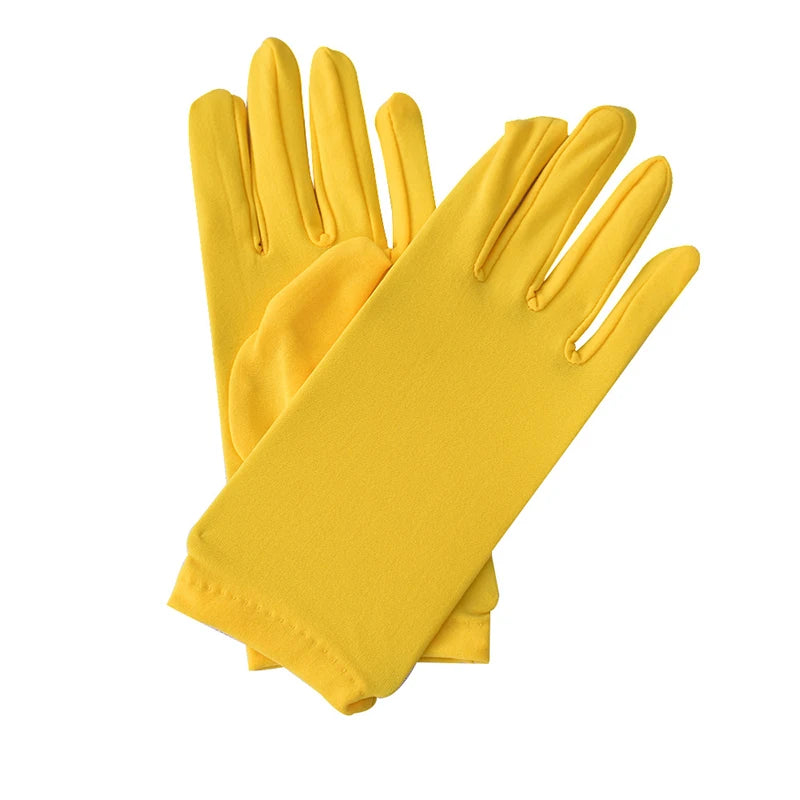 Festival Full Finger Performer Gloves Elastic Breathable Colorful Mitten Dance Cosplay Party Wedding Etiquette Glove Accessories - Big Tim's Magic Emporium