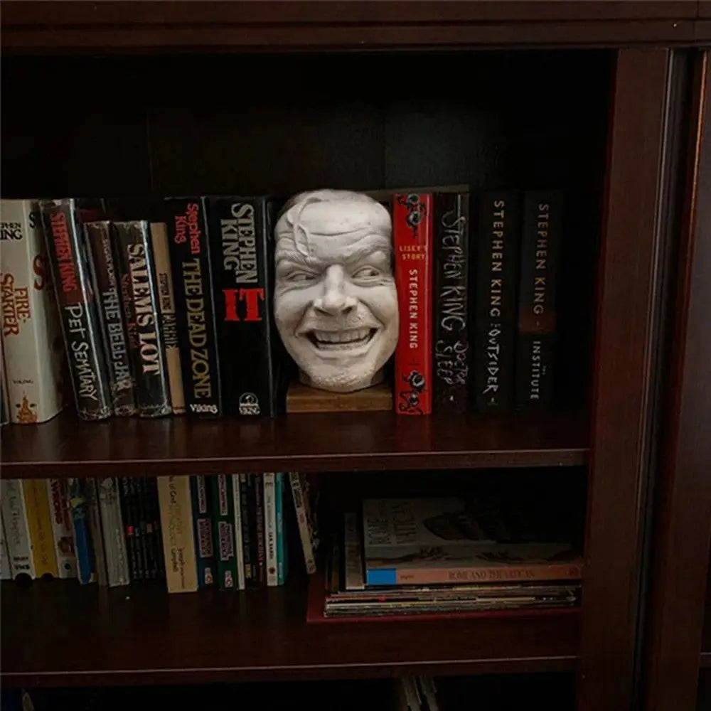 Immersive Gift Funny Accessories Desktop Resin Bookshelf Sculpture decoration Here's Johnny! The Shining - Big Tim's Magic Emporium