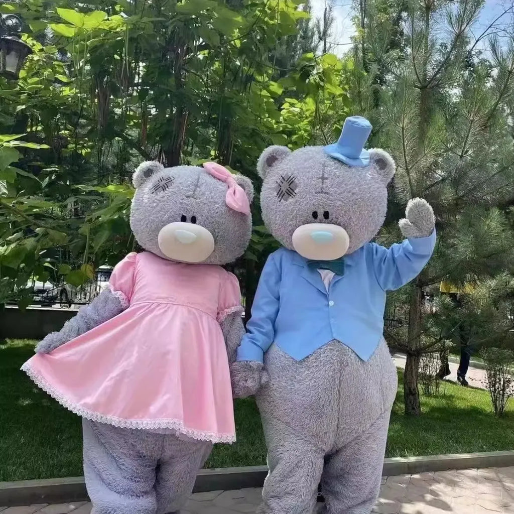 New Bear Mascot Costume Teddy Bear Easter Bunny Cartoon Doll Wedding Party Performance Costume Halloween Fancy Dress by Big Tim's Magic Emporium