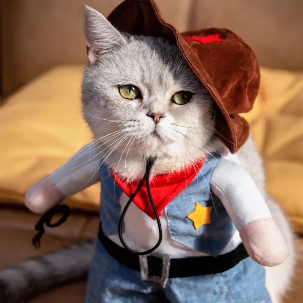 Easy To Wear Halloween Pet Costume Funny Soft Fabric Dog Cosplay Clothing Pet Supplies Uniform Kitten Puppy Costume