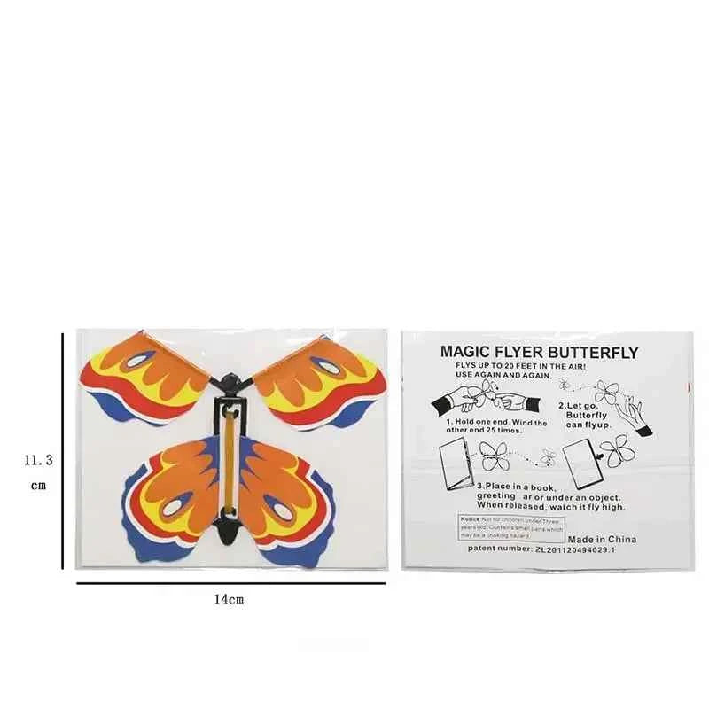 Magic Flying Butterfly Toy - 1PC Wind Up Fairy Flying Surprise Gift Party Favor - Big Tim's Magic Emporium