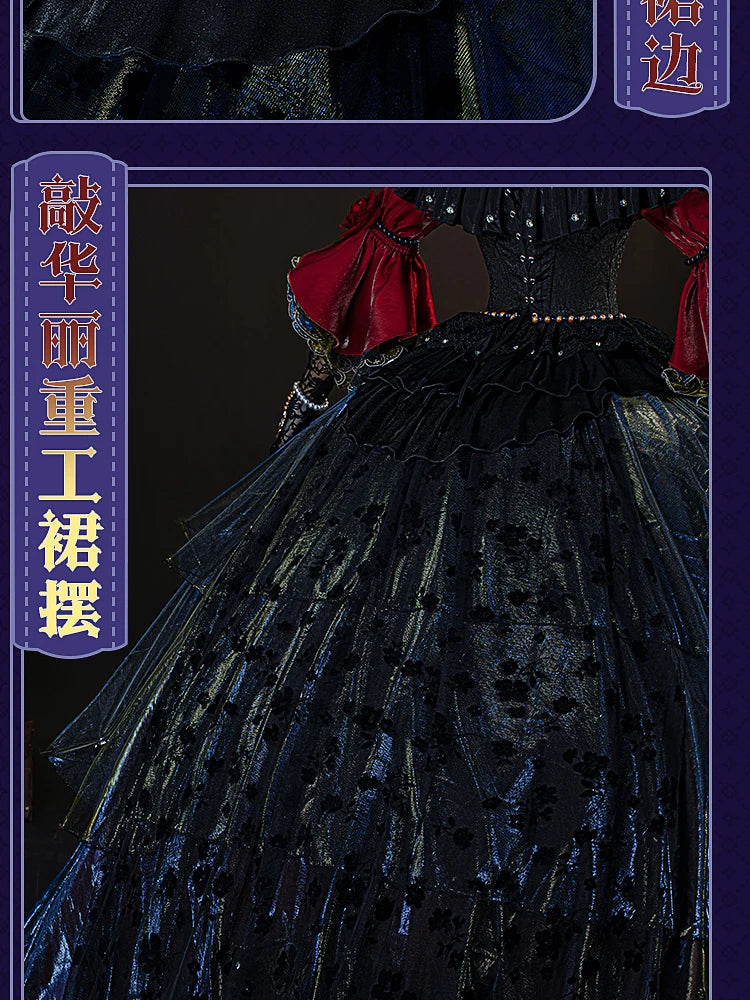 Mary‌ Cosplay Costume for Halloween Christmas Comic Exhibition Game Identity V Bloody Cute Woman S-XXL New Red Dress IN STOCK - Big Tim's Magic Emporium