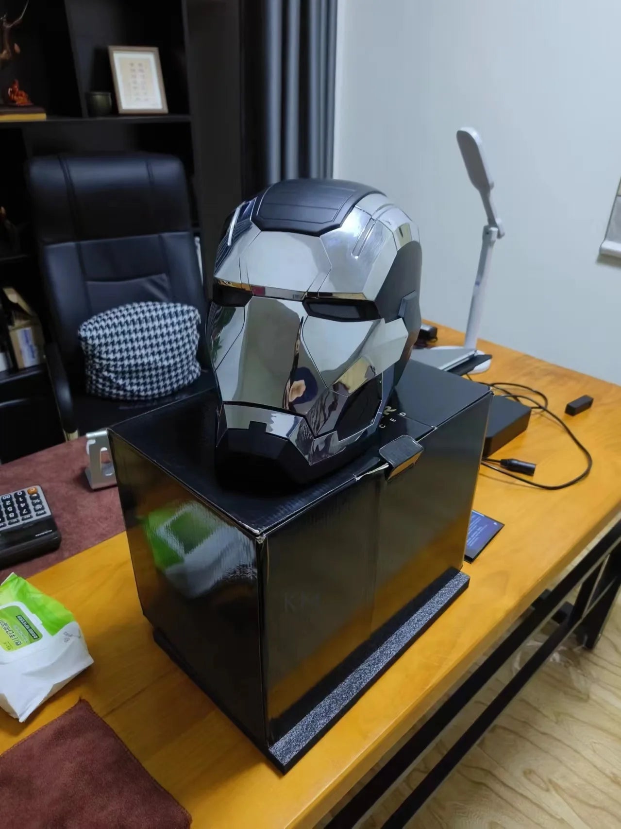 Iron Man War Machine 1:1 Cos Mask Wearable Helmet Remote Voice Control Automatic Helmet Mask Halloween Cosplay Props Adult Gift - Big Tim's Magic Emporium