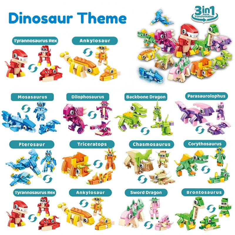 Party Favors for Kids Animals Building Block Toy for Goodie Bag Stuffers Classroom Student Prizes Birthday Gifts for Boys Girls