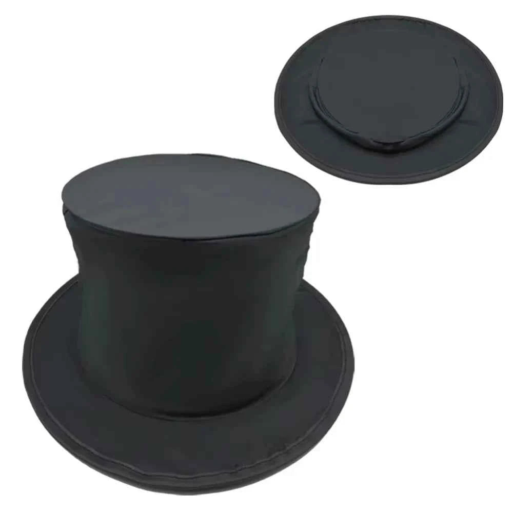 Collapsible Folding Magic Hat Magic Props Anything Appears Hat Magic Tricks Performance Black Magician Hat Props Talent Shows - Big Tim's Magic Emporium