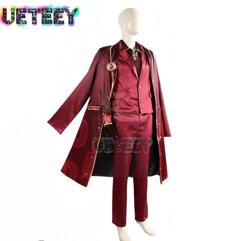 UETEEY COS Lei Heng Cosplay Costume Game Limbus Company Cosplay Clothing Halloween Carnival Uniforms Fancy Suit Custom Made - Big Tim's Magic Emporium