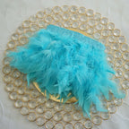 Multicolor Turkey Feather Trim Fringe Fluffy Ribbon
