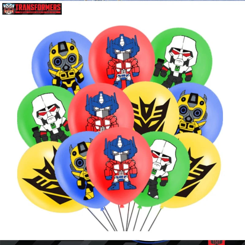Transformers Party Favor Transformer Birthday Party Decorations Party Supplies Balloons Tablecloth Cups Plates Baby Shower Gifts - Big Tim's Magic Emporium
