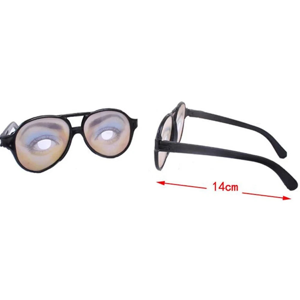 Novelty Halloween Joke Toy Prank Toy Mischief Decoration Eyes Frames Glasses Toy Funny Joke Glasses Fake Glasses Funny Glasses by Big Tim's Magic Emporium