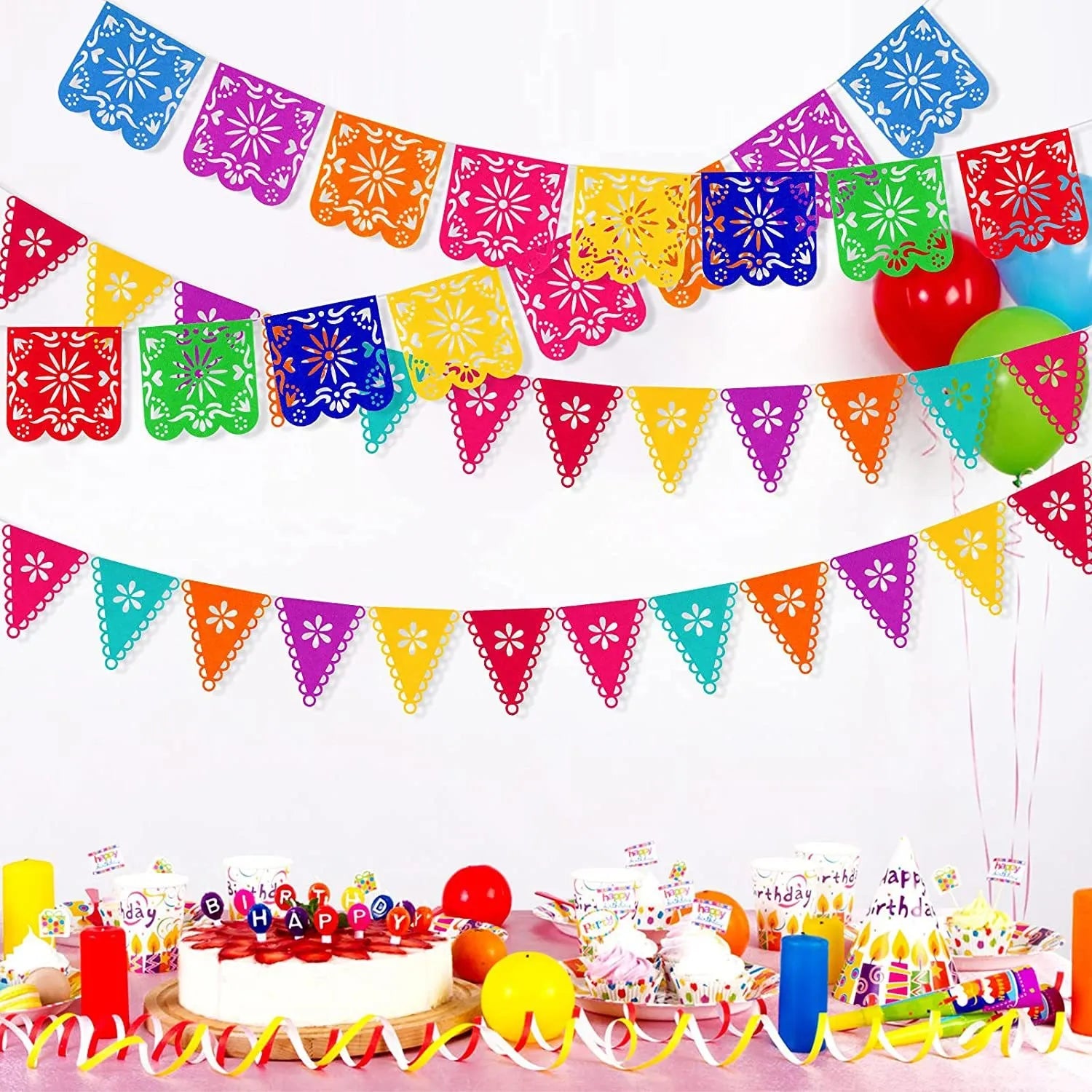 Fiesta Party Decorations Banner Mexican Party Decorations Banner, Mexican Themed Party Decorations,Cinco de Mayo Party Decoratio - Big Tim's Magic Emporium
