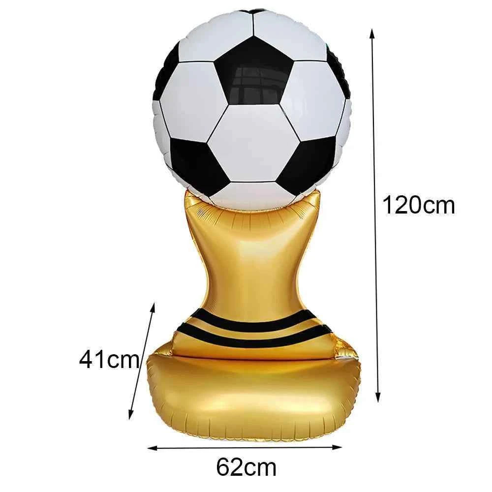 Soccer Party Decoration Balloons Soccer Balls Football Sneakers Trophy Foil Balloons for Birthday Sports Theme Party Supplies