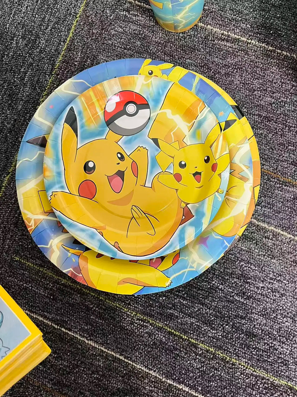 30people Pokemon Party Birthday Decoration Set Pokemon Party Plates and Cup Pikachu Paper Cup Pikachu Party Favours Supplies - Big Tim's Magic Emporium