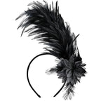 Ostrich Feather Fascinator Headband