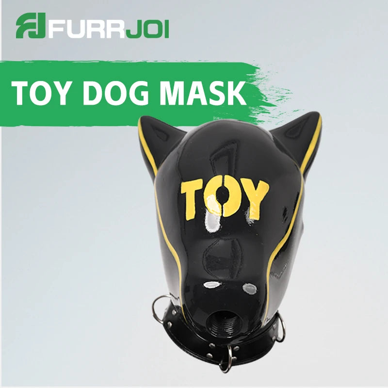 Furrjoi IDO Silicone Dog Mask with Patterned Cospaly Costumes Hood Multiple Colors Halloween Face Toys Realistic Equipment - Big Tim's Magic Emporium
