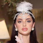Ostrich Feather Headband Hair Accessory