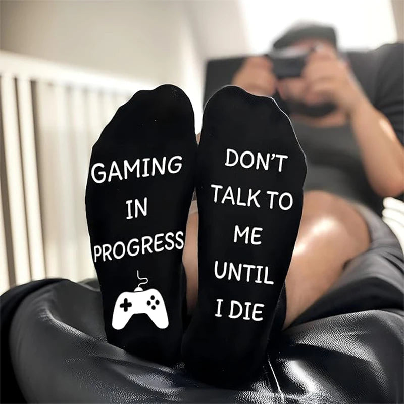 Funny Gaming Gifts For Men Boys Gamer Gifts, Novelty Video Game Socks Socks Gaming In Process - Big Tim's Magic Emporium