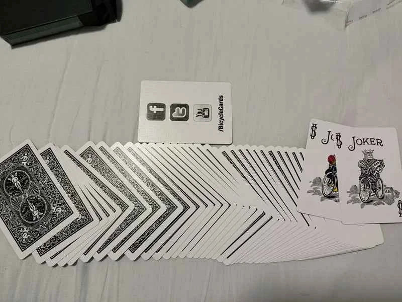 Bicycle Rider Back Black Playing Cards Standard Deck USPCC Poker Magic Card Games Magic Tricks Props for Magician