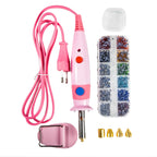 Fast-Heated Hotfix Rhinestone Applicator Wand Tool Kit