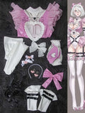 NieR:Automata YoRHa No.2 Type B Cosplay Costume | Pink Jumpsuit Set - Big Tim's Magic Emporium