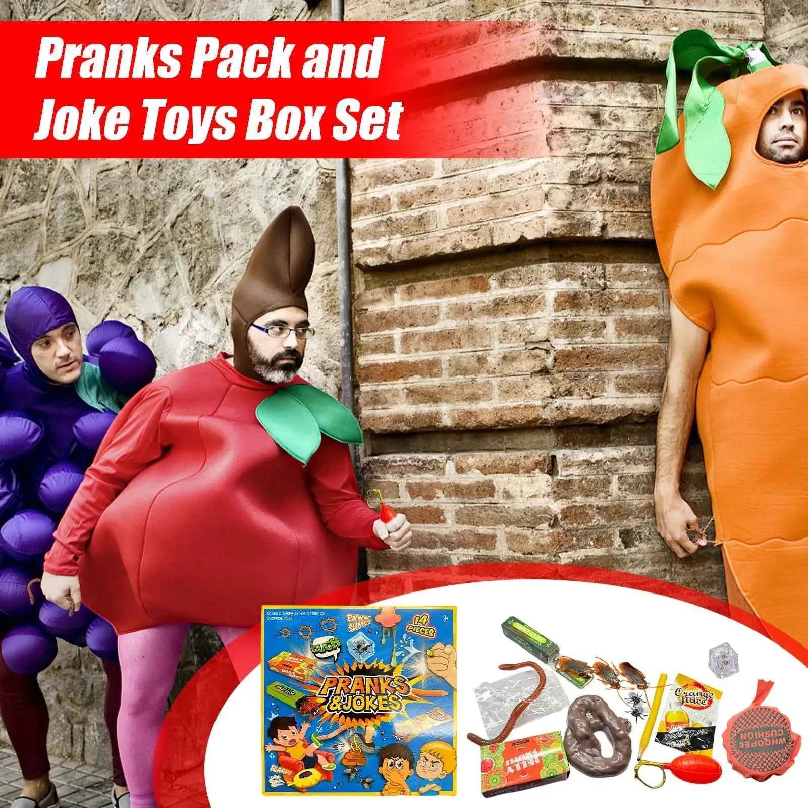 Funny Prank Kit Gag Gifts For Kids April Fools Joke Tricks Novelty Toys Practical Jokes Stuff Party Favors Pranks Accessories
