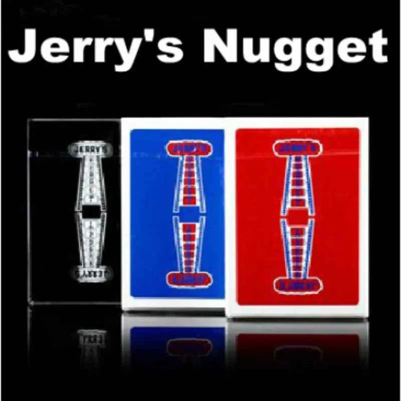 Jerry's Nugget Playing Cards Poker(Red/Blue) Poker Deck Magic Tricks Close Up Illusion Gimmick Prop Mentalism Comedy Magia Funny