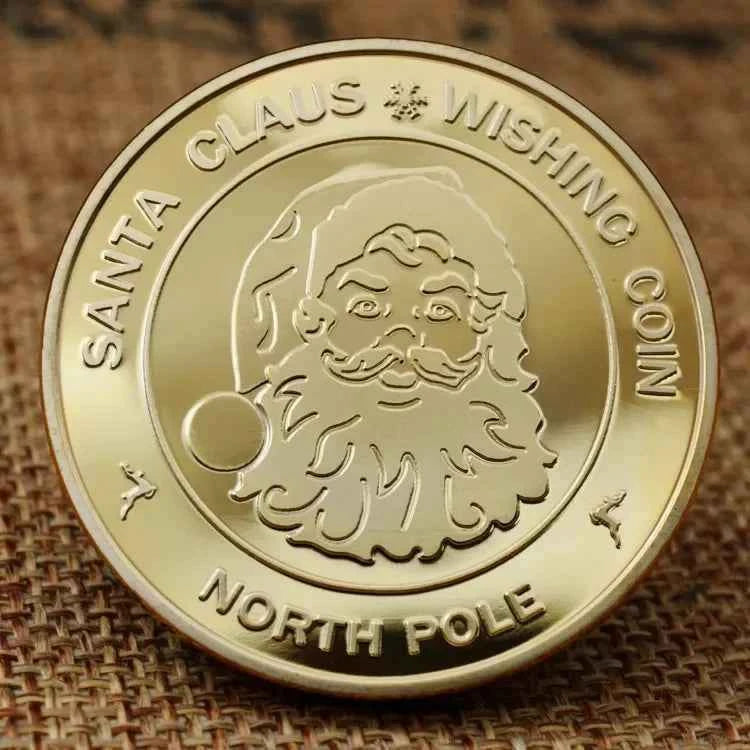 Souvenir Coin Merry Christmas Commemorative Coins Collection Metal Crafts