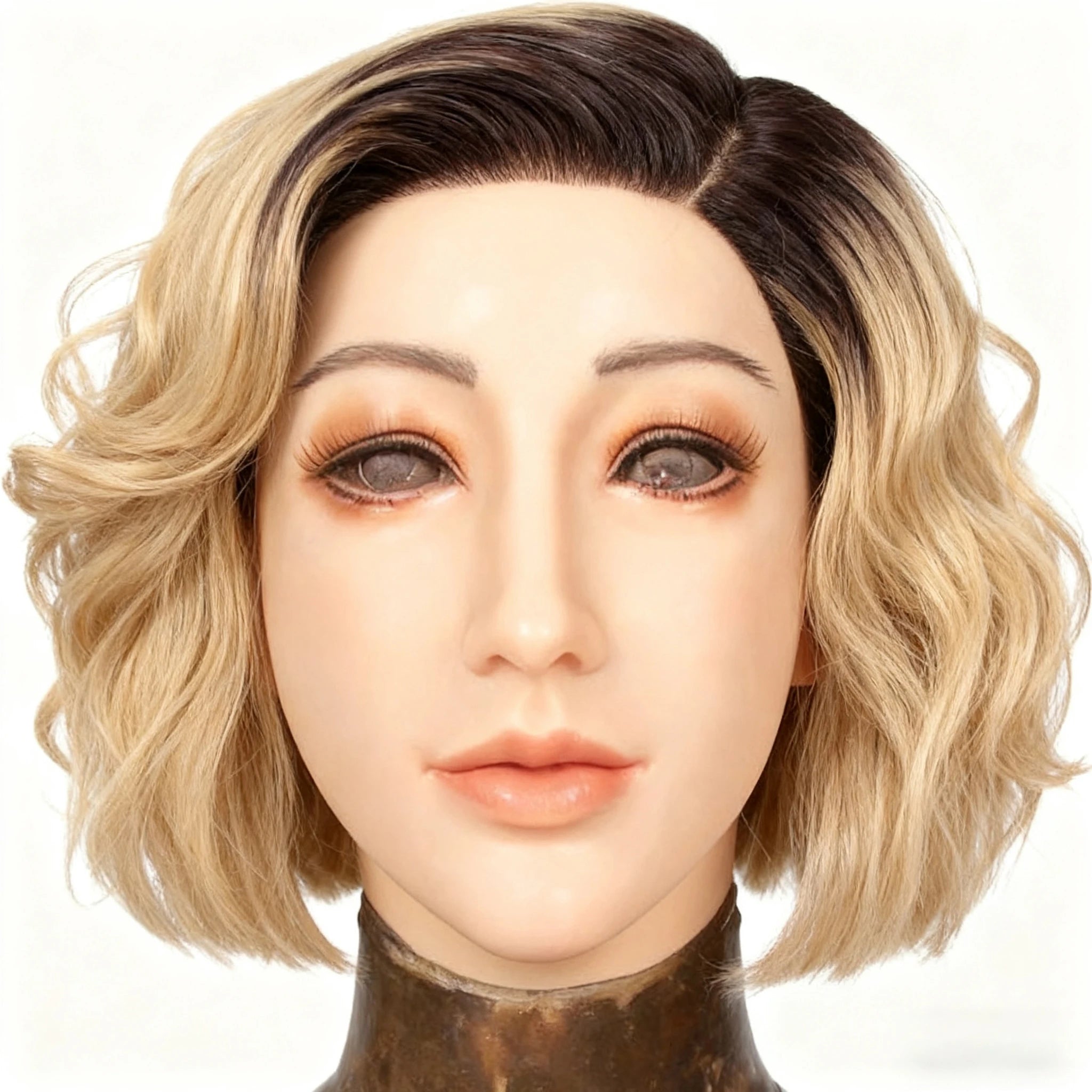 High-Quality Silicone Face Masks Crossdresser Fake Faces Drag Queen Stage Performance Cosplay Crossdressing Sissy Transgender - Big Tim's Magic Emporium