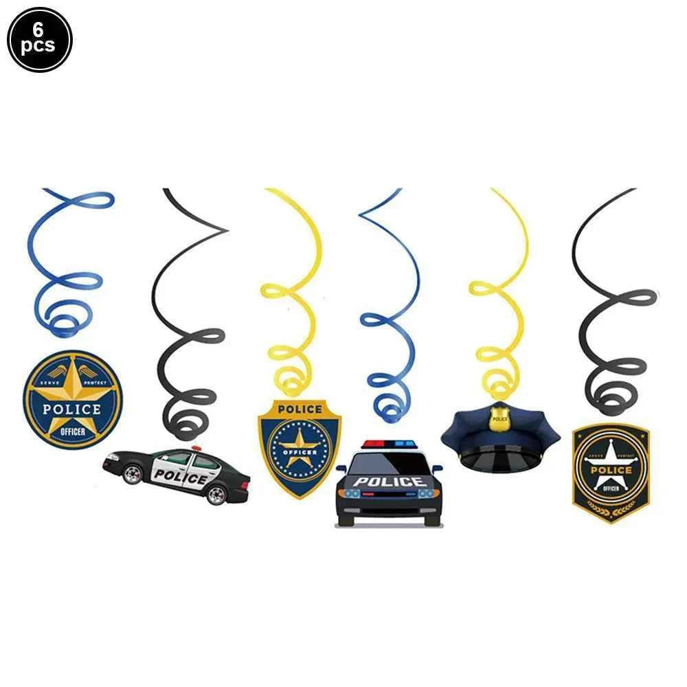 10pc Police Cupcake Toppers Policeman Birthday Cupcake Picks Police Cake Decors Baby Shower Police Theme Birthday Party Supplies