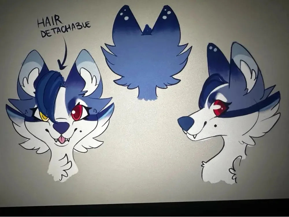 Furry Head Cosplay Kemono Fursuit Handmade Customized Fursuit Kemono Head Role Play Furry Custom Headsets Beast - Big Tim's Magic Emporium
